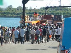 02-Pedestrians entering the Likoni ferry